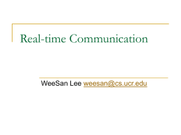 Real-time communication
