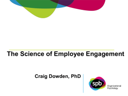 Science of Employee Engagement