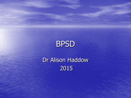 BPSD_2015 - Grampian Dementia Care