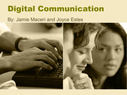 Digital Communication - Online Teaching Certification