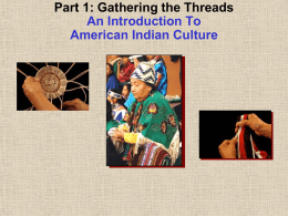 Part 1: Gathering the Threads
