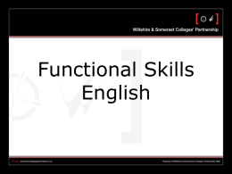 Functional Skills June 2010