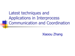 Latest techniques and Applications in Interprocess Communication