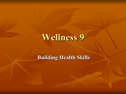 Wellness 9 - Region 10 Start Page