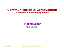 to communication