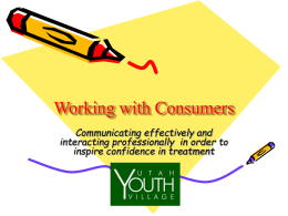 Working with Consumers