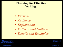 Guidelines for Management Writing