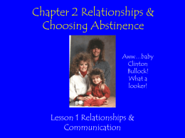 Ch2 L1 Relationships and Communication