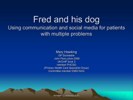 Fred and his dog
