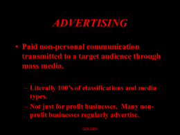 Advertising Lecture
