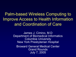 2005-Broward-Palm-based Wireless Computing to Improve Access