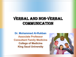verbal and non