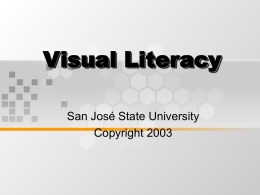 Visual Literacy - Binus Repository