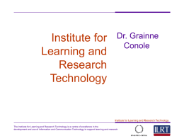 Institute for Learning and Research Technology