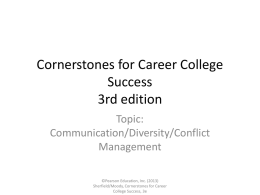 Cornerstone - Houston Community College Learning Web