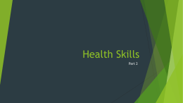 HEALTH SKILLS 2