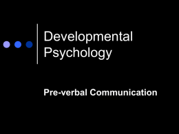 Developmental Psychology Revision