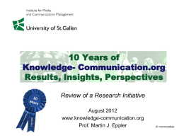 here - Knowledge Communication