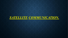 SATELLITE Communication
