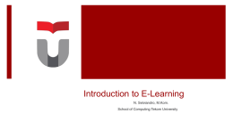 E-learning - Telkom University