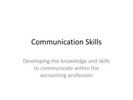 PP communication skills x