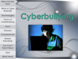 Cyberbullying - davis.k12.ut.us