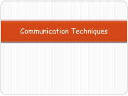 Communication_Techniques