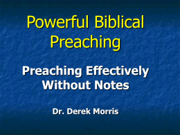 powerful biblical preaching