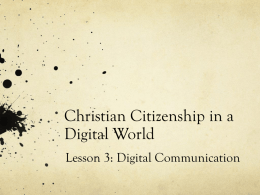 Digital-cyber citizenship