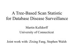 A Tree-Based Scan Statistic for Database Disease