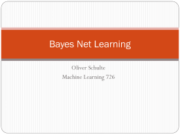 Bayes Net Parameter Learning.