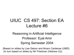 CS 497: Section EA