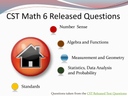 CST Geometry Released Questions - MCS4Kids