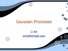 PowerPoint Presentation - A Gaussian Process Tutorial