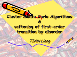 Monte Carlo Methods in Scientific Computing