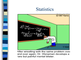 Review of Statistics