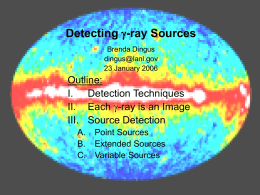 Detecting g-ray Sources - Pennsylvania State University