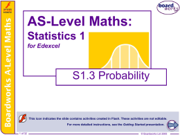 S1.3 Probability - fhsmaths - Home