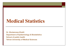Case control studies: - Kashan University of Medical Sciences