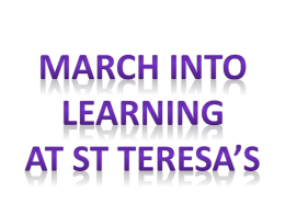 Expo into Learning - St Teresa's School Karori
