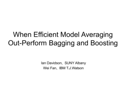 When Efficient Model Averaging Out