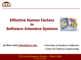 Lane - Center for Software Engineering
