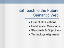 Create a Semantic Concept Map Meeting Content Standards