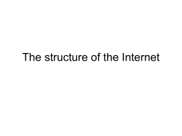 Internet Structure