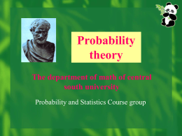 1. 5 conditional probability