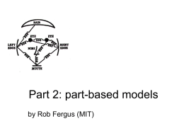 Part 2: Part based models ()
