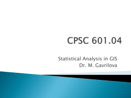 CPSC 601.82 Lecture 8