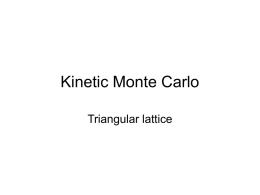 Kinetic Monte Carlo