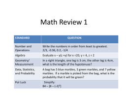 Math Review 1