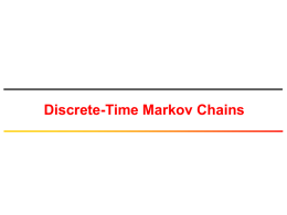 Markov Chains (2)